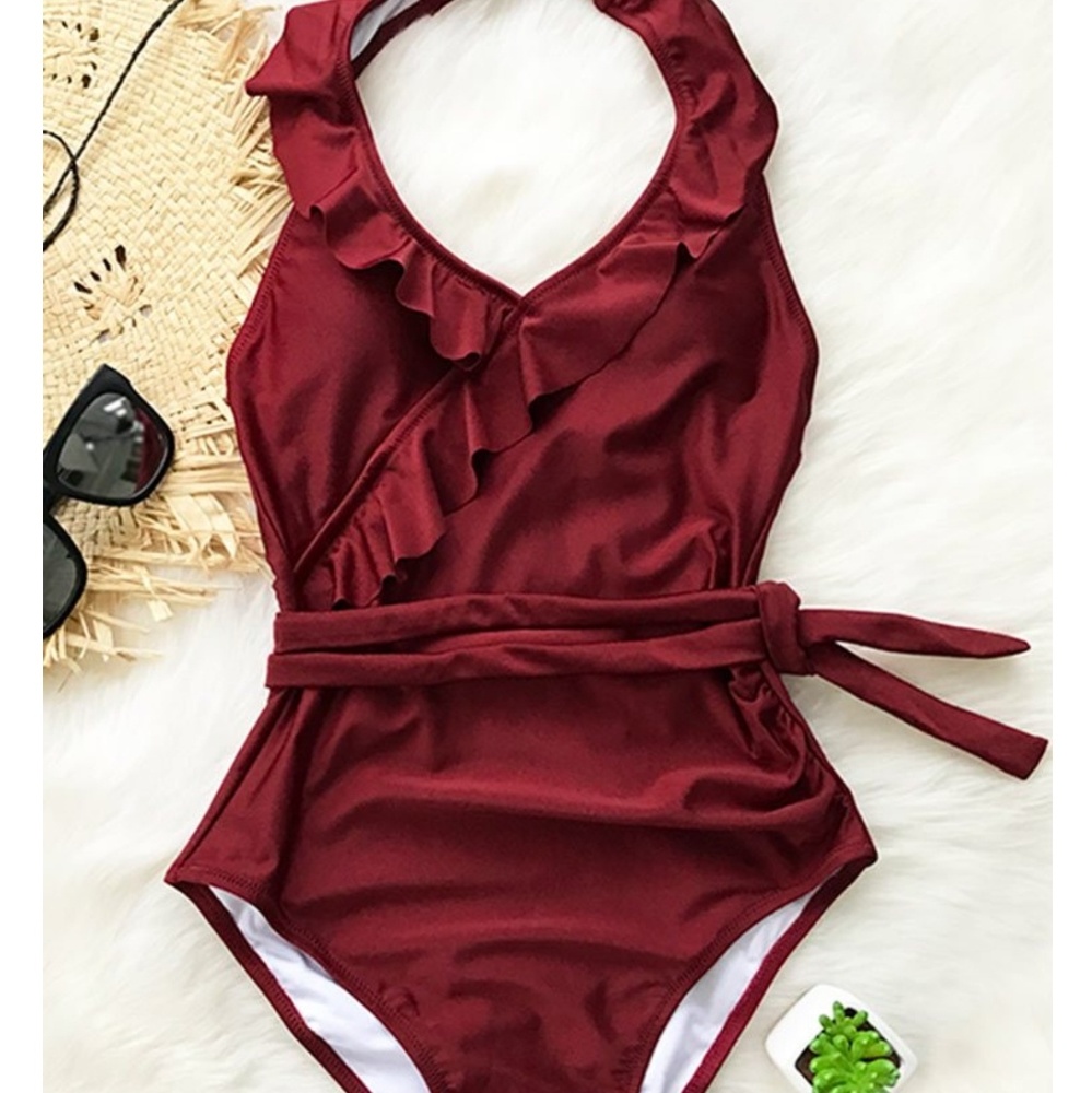 Wine Red On A Whim Flabala One Piece